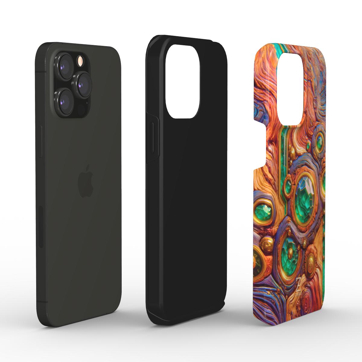 Phone tough case: Emerald Roots