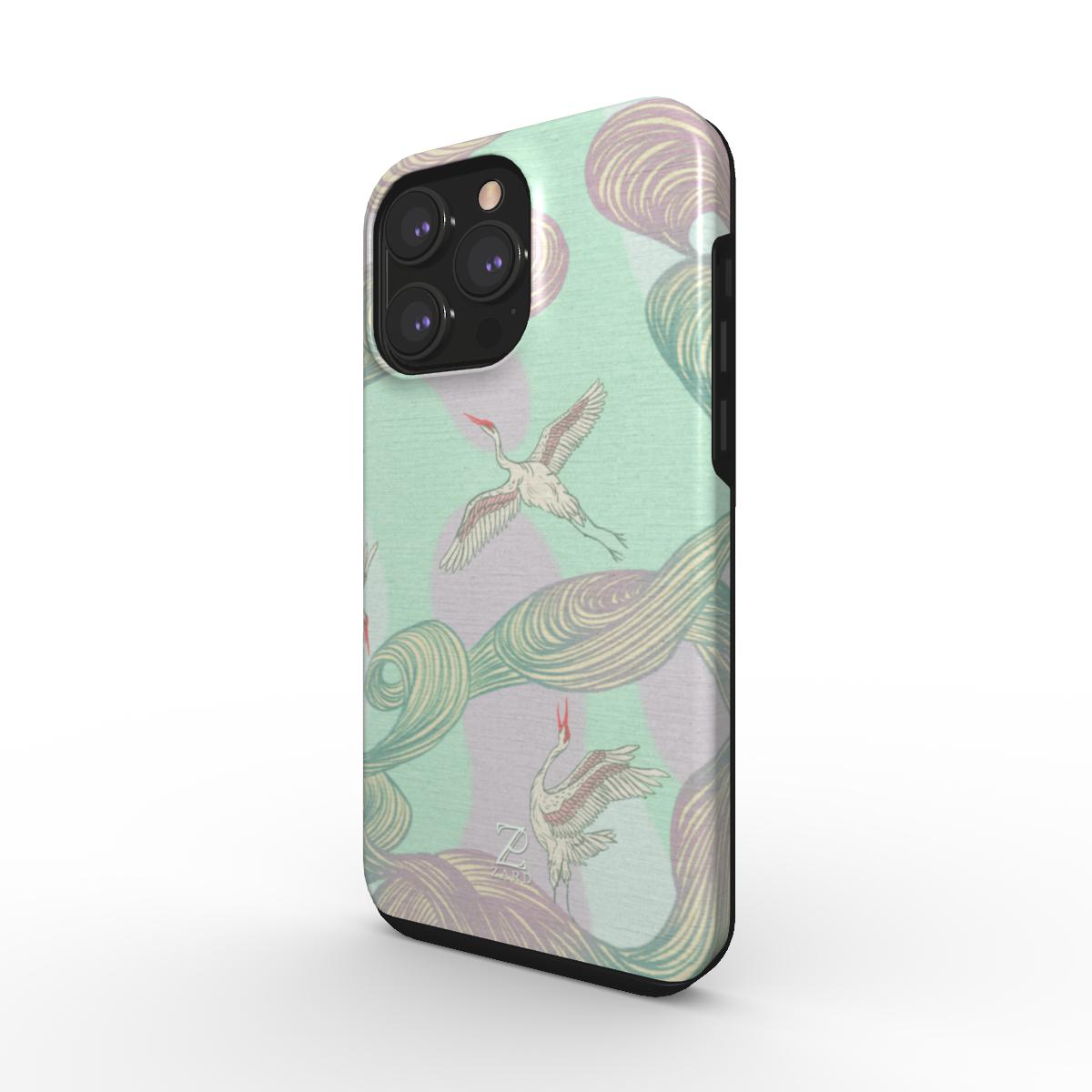Phone tough case: Echoes of Cranes