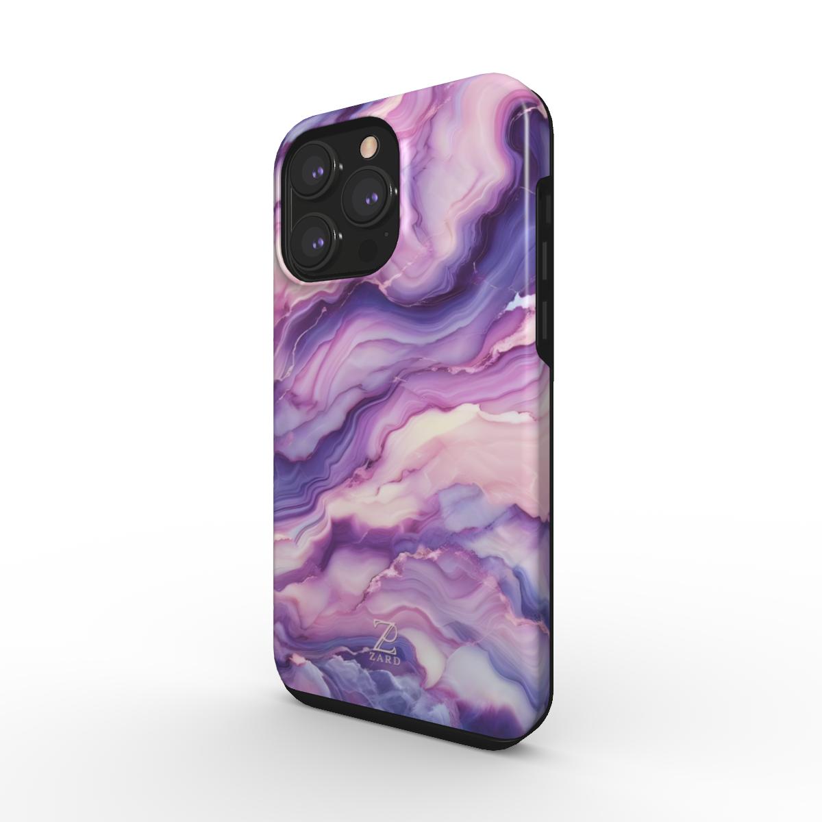 Phone tough case: Cosmic Purple Marble