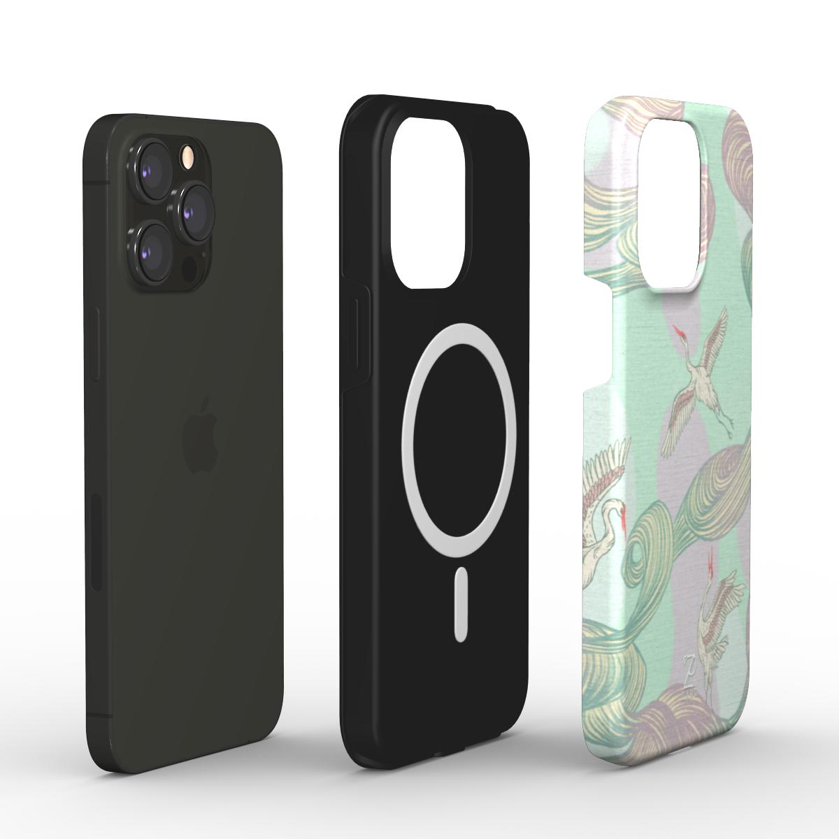 Phone tough case (MagSafe): Echoes of Cranes