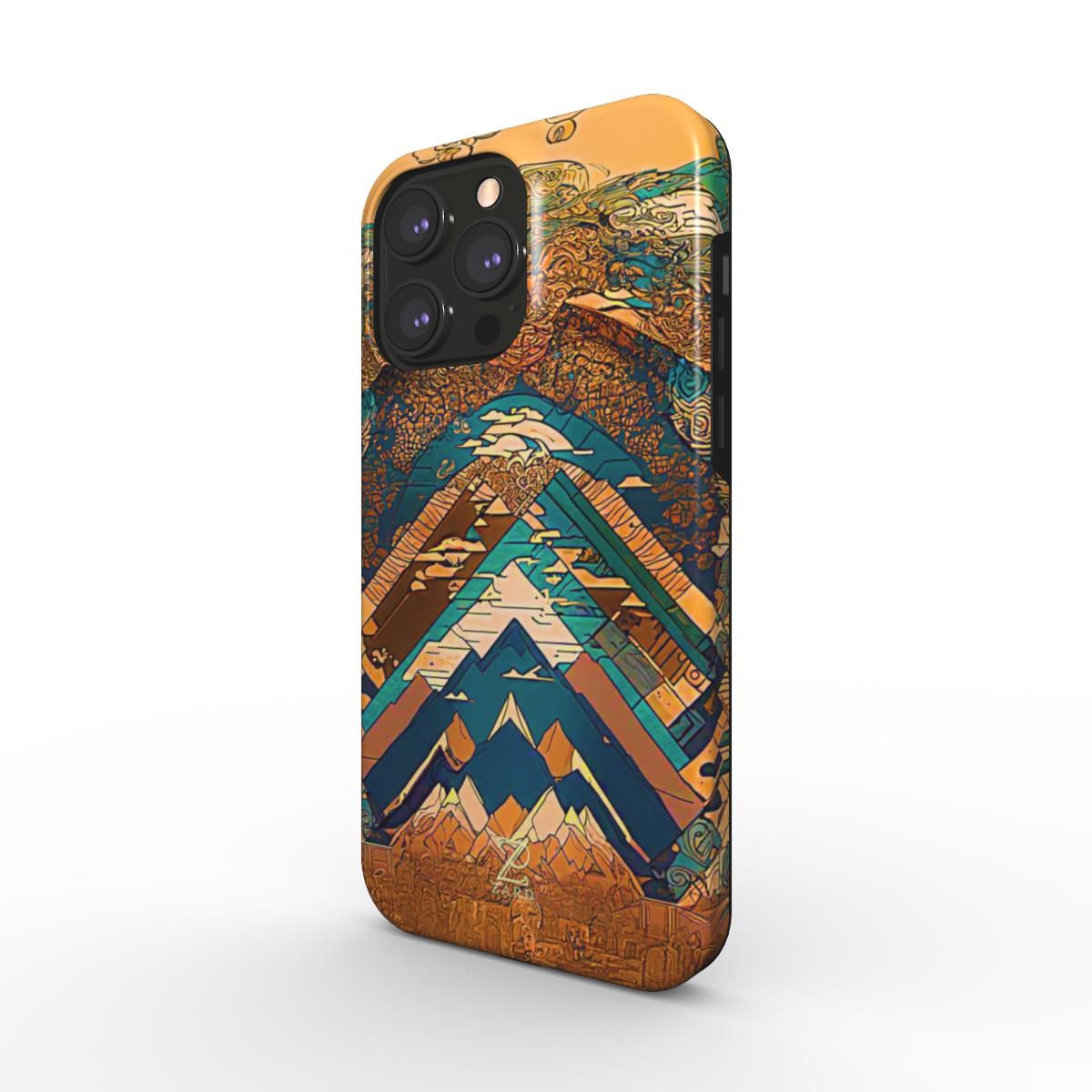 Phone tough case (MagSafe): Brass Mountain