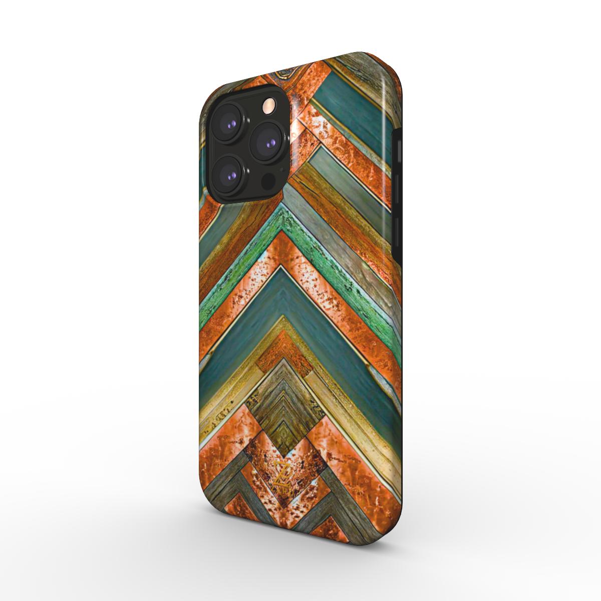 Phone tough case (MagSafe): Brass Copper Mirror