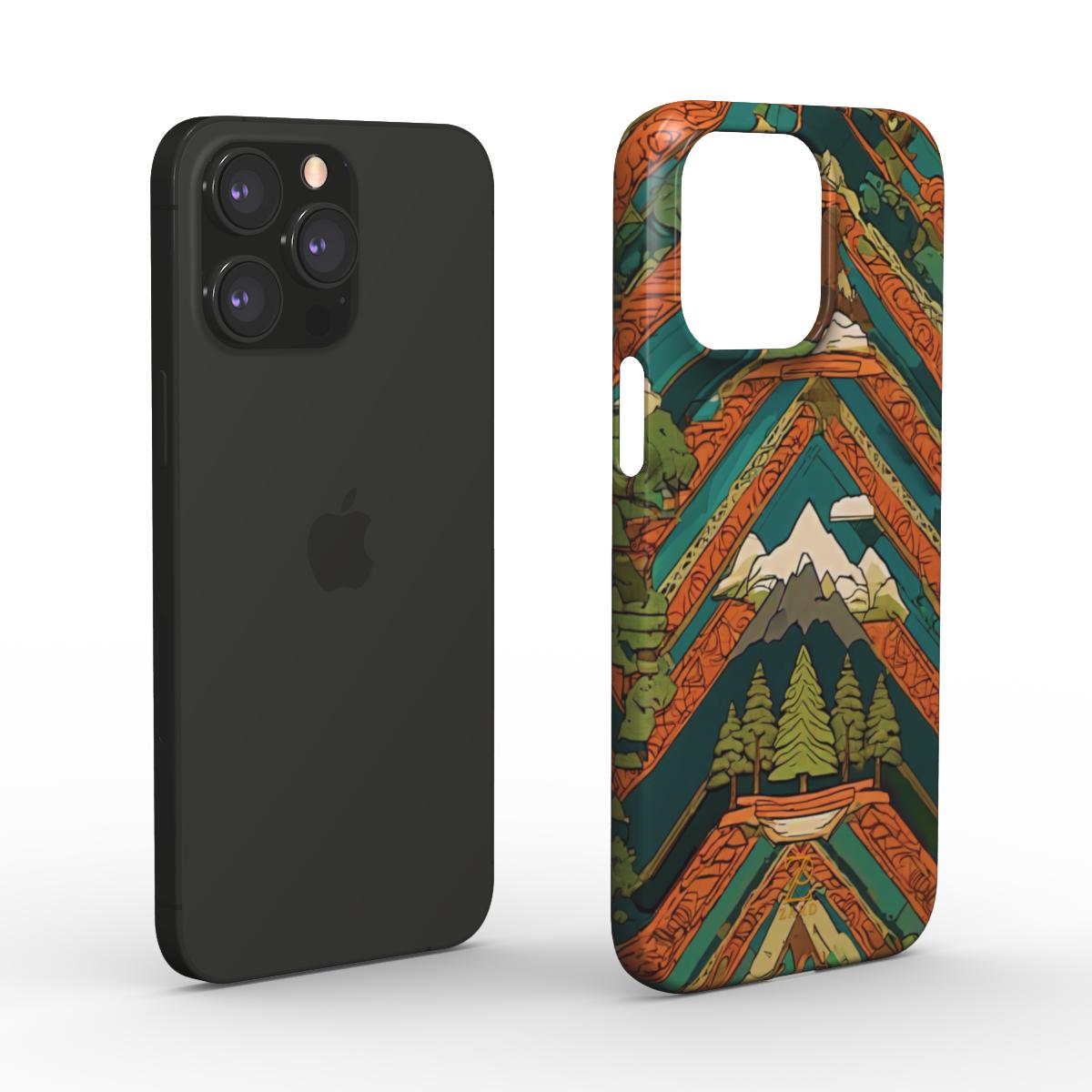 Phone snap case: Forest Mountain