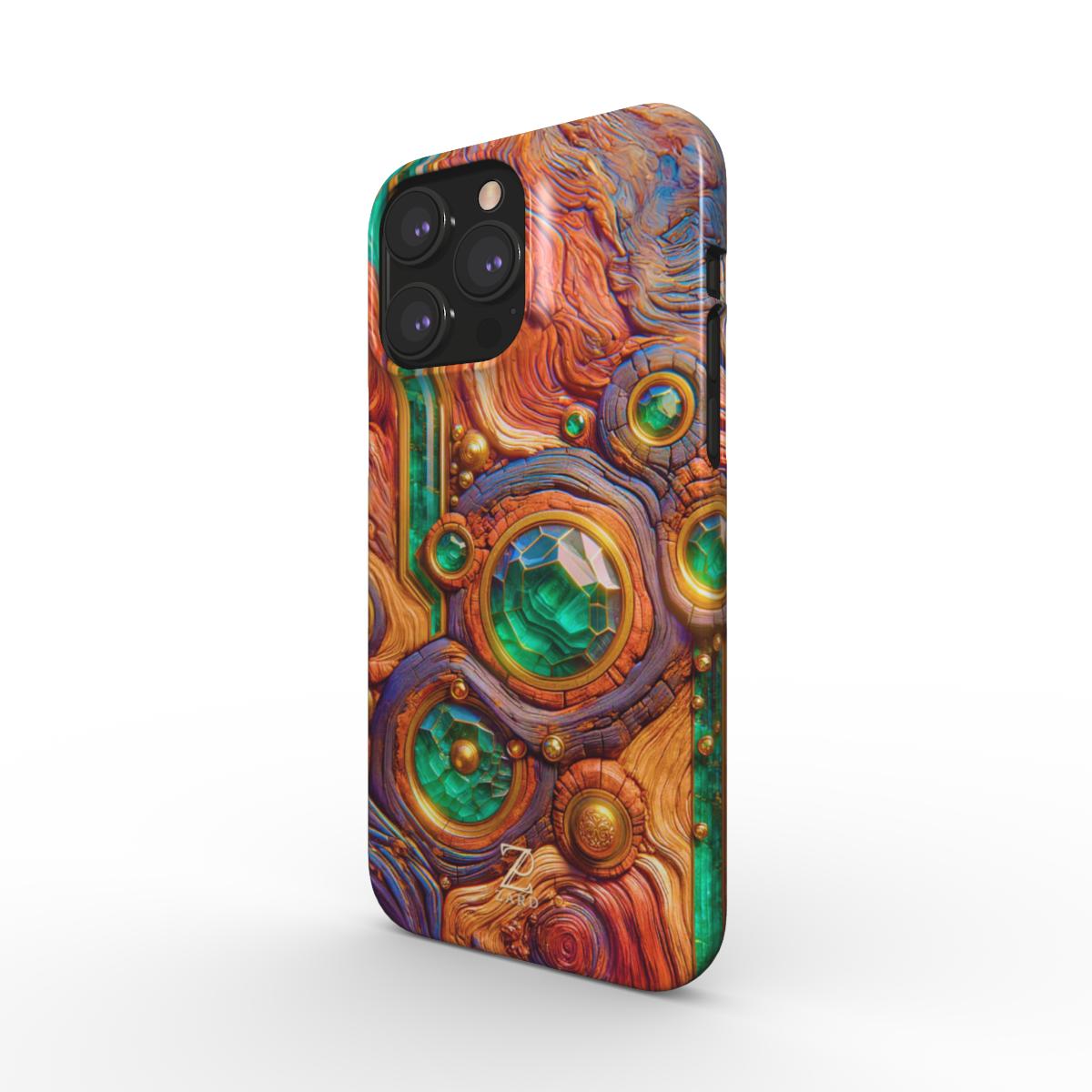 Phone snap case: Emerald Roots