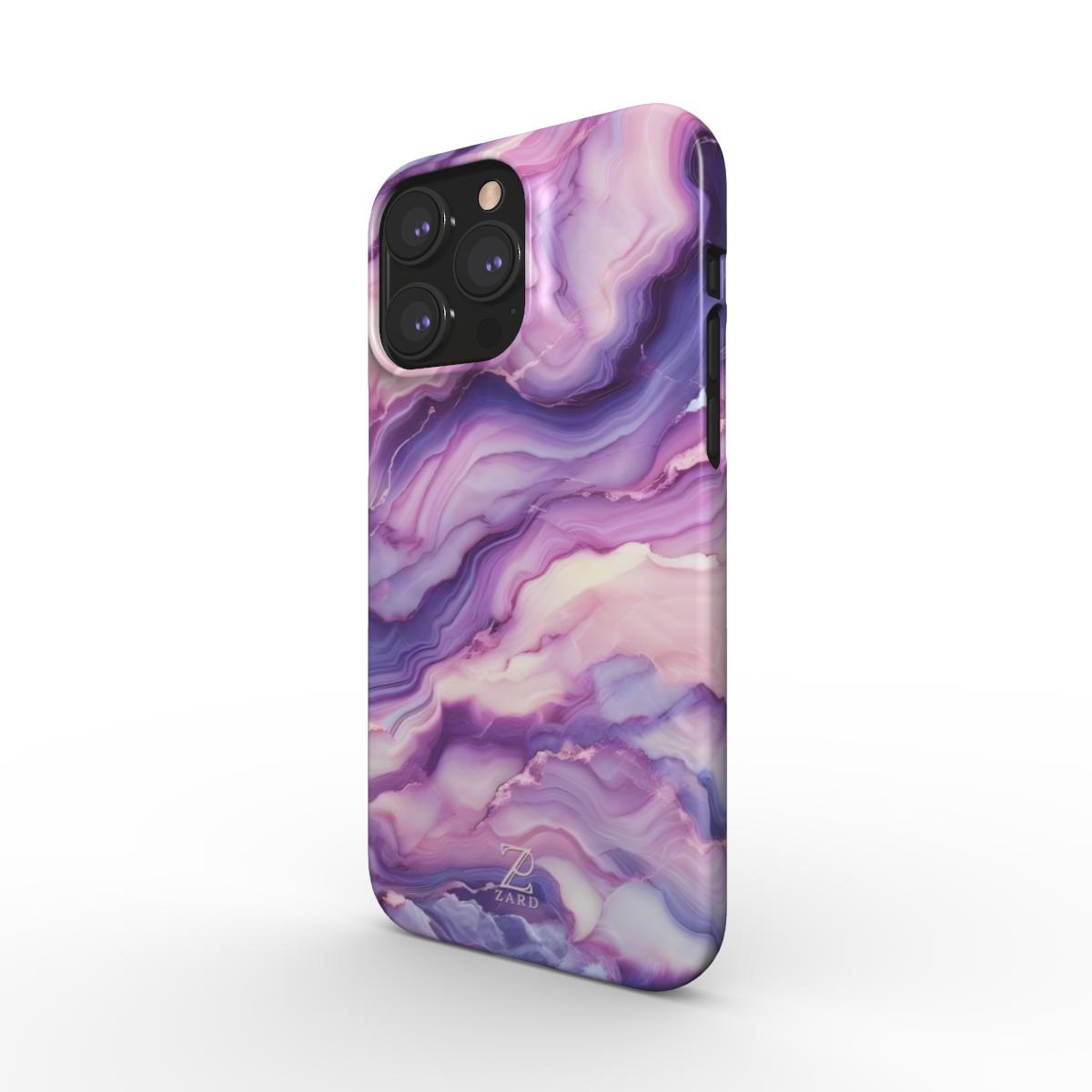 Phone snap case: Cosmic Purple Marble