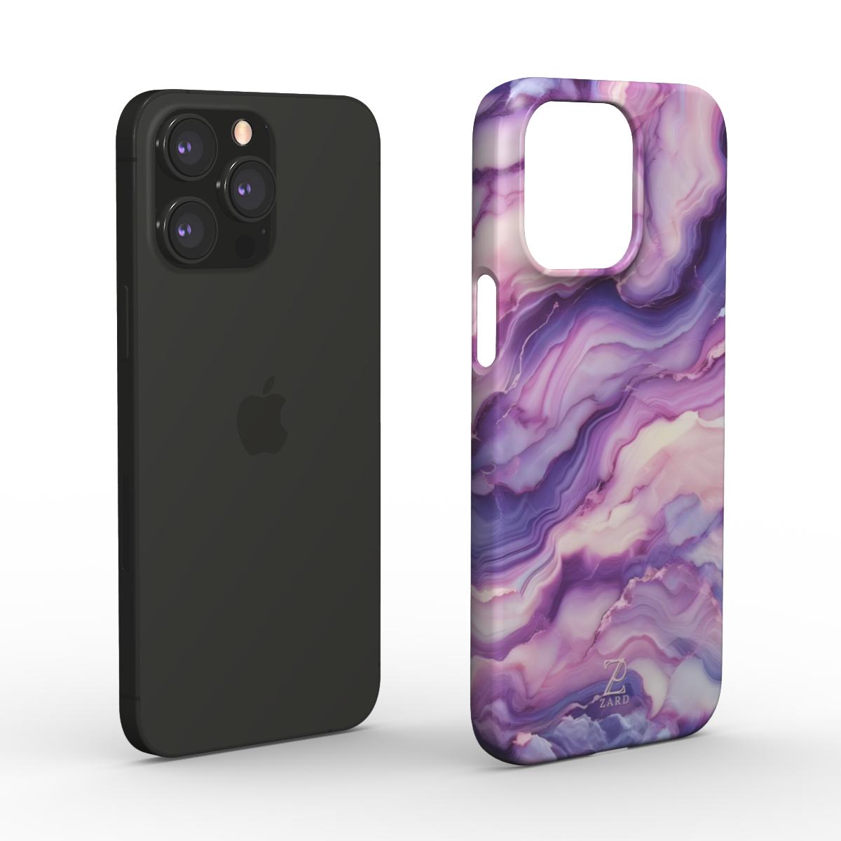 Phone snap case: Cosmic Purple Marble