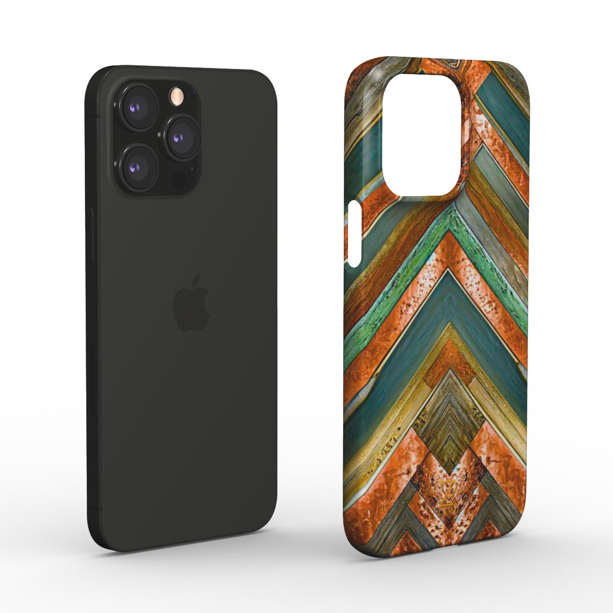 Phone snap case: Brass Copper Mirror