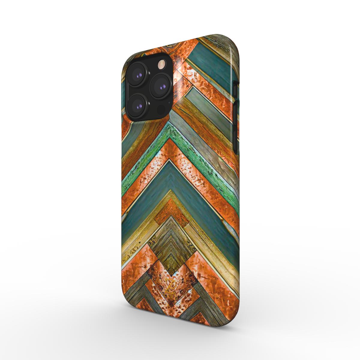 Phone snap case: Brass Copper Mirror