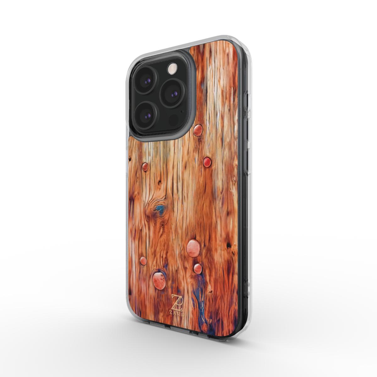 Phone clear case: Nailed Rustic Wood
