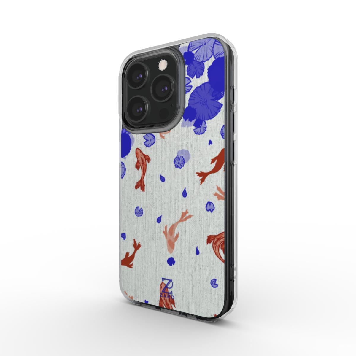 Phone clear case: Koi