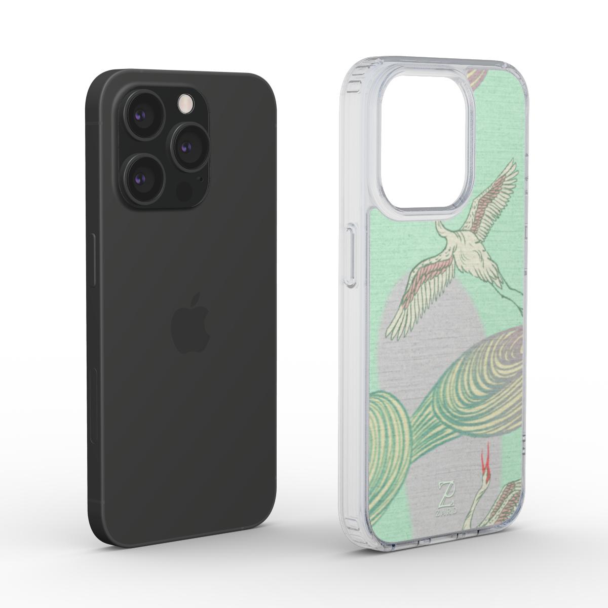 Phone clear case: Echoes of Cranes