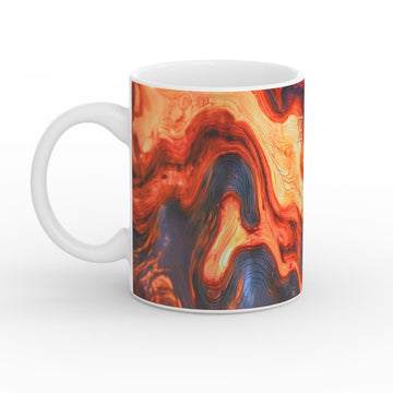 Mug: Burning Wood