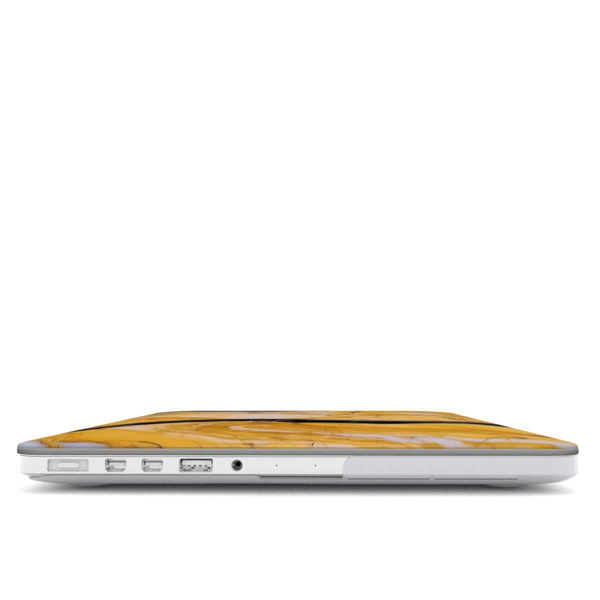 MacBook snap case: Yellow Marble
