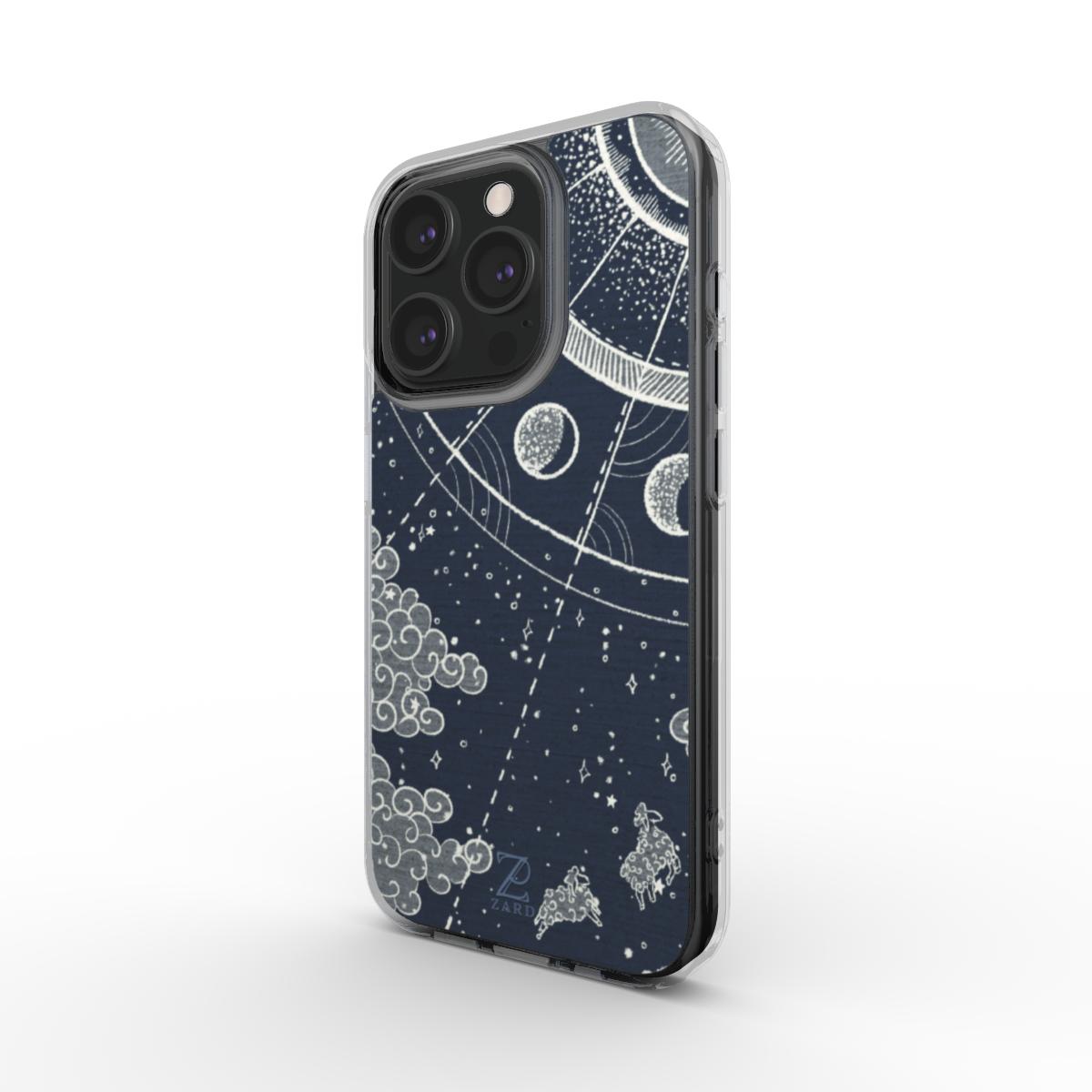 Phone clear case (MagSafe): Sleepless Sheep