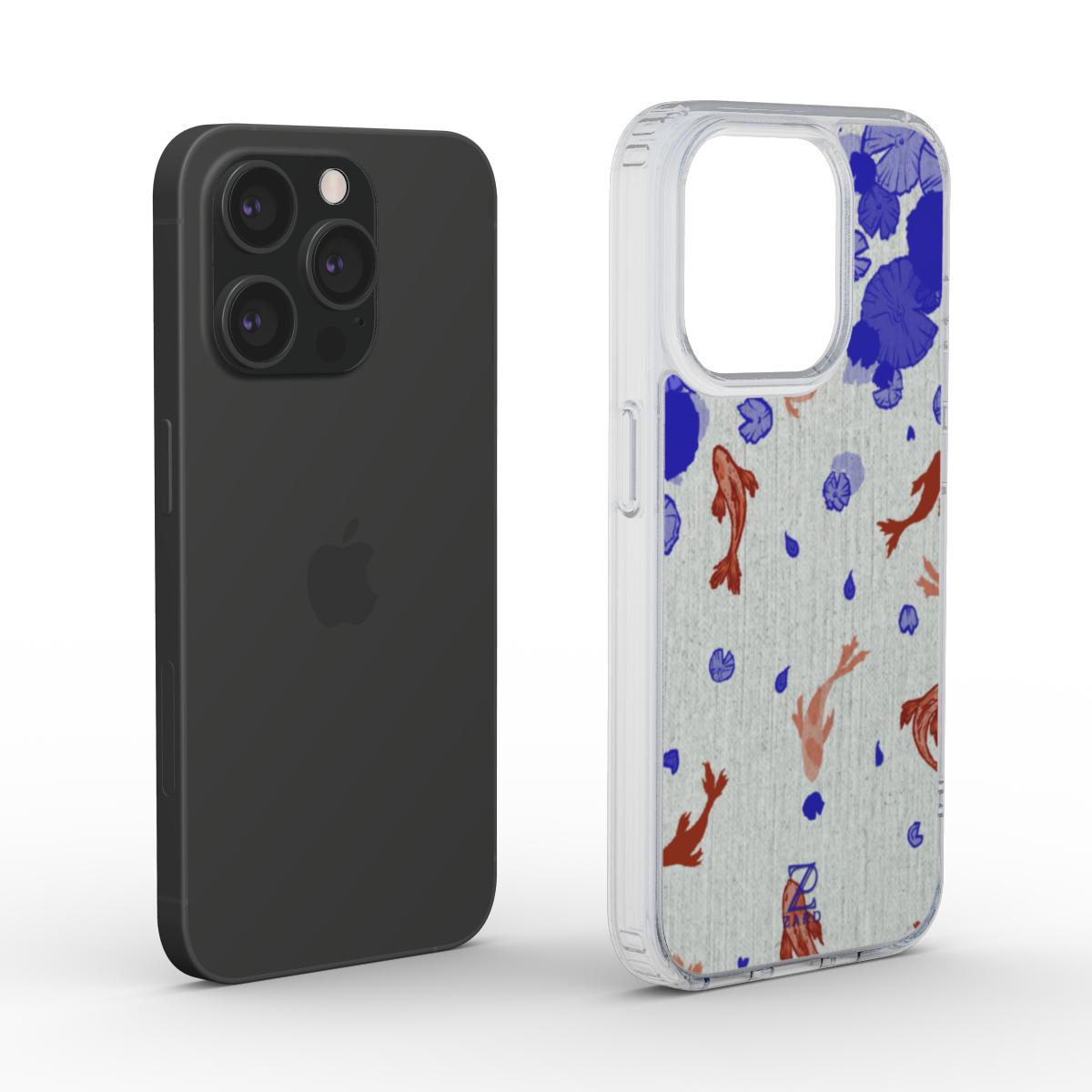 Phone clear case (MagSafe): Koi