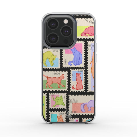 Phone clear case (MagSafe): Postal Paws