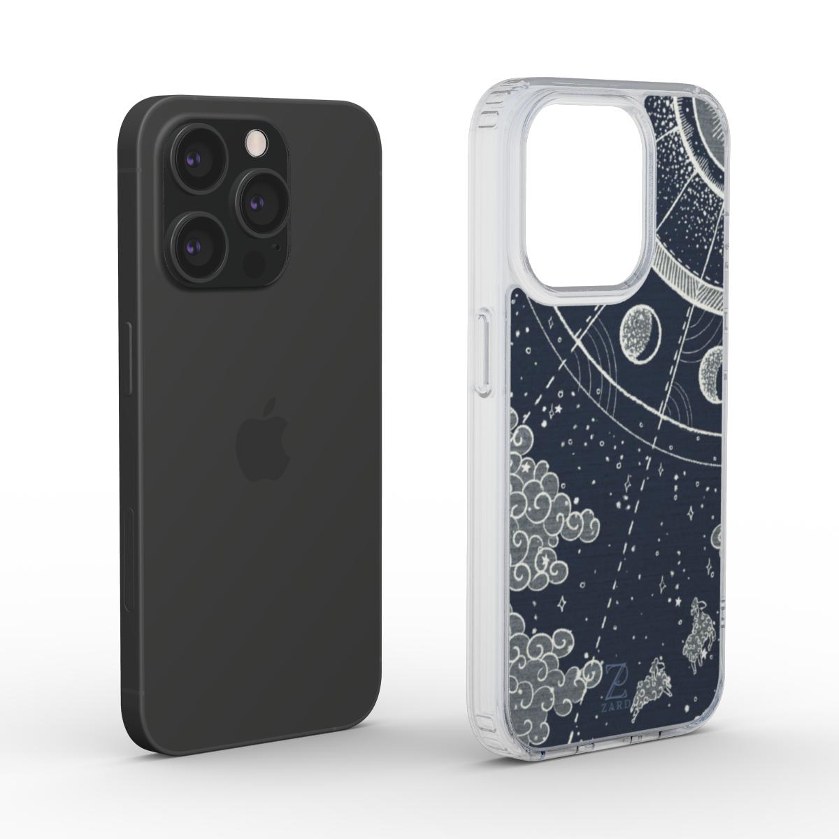 Phone clear case (MagSafe): Sleepless Sheep