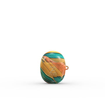 Google Pixel Buds Tough Case: Emerald Rustic Ocean