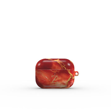 Apple AirPods Tough Case: Red Marble