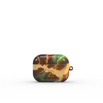 Apple AirPods Tough Case: Moss Golden Marble