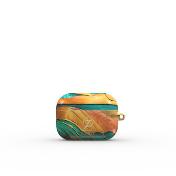 Apple AirPods Tough Case: Emerald Rustic Ocean