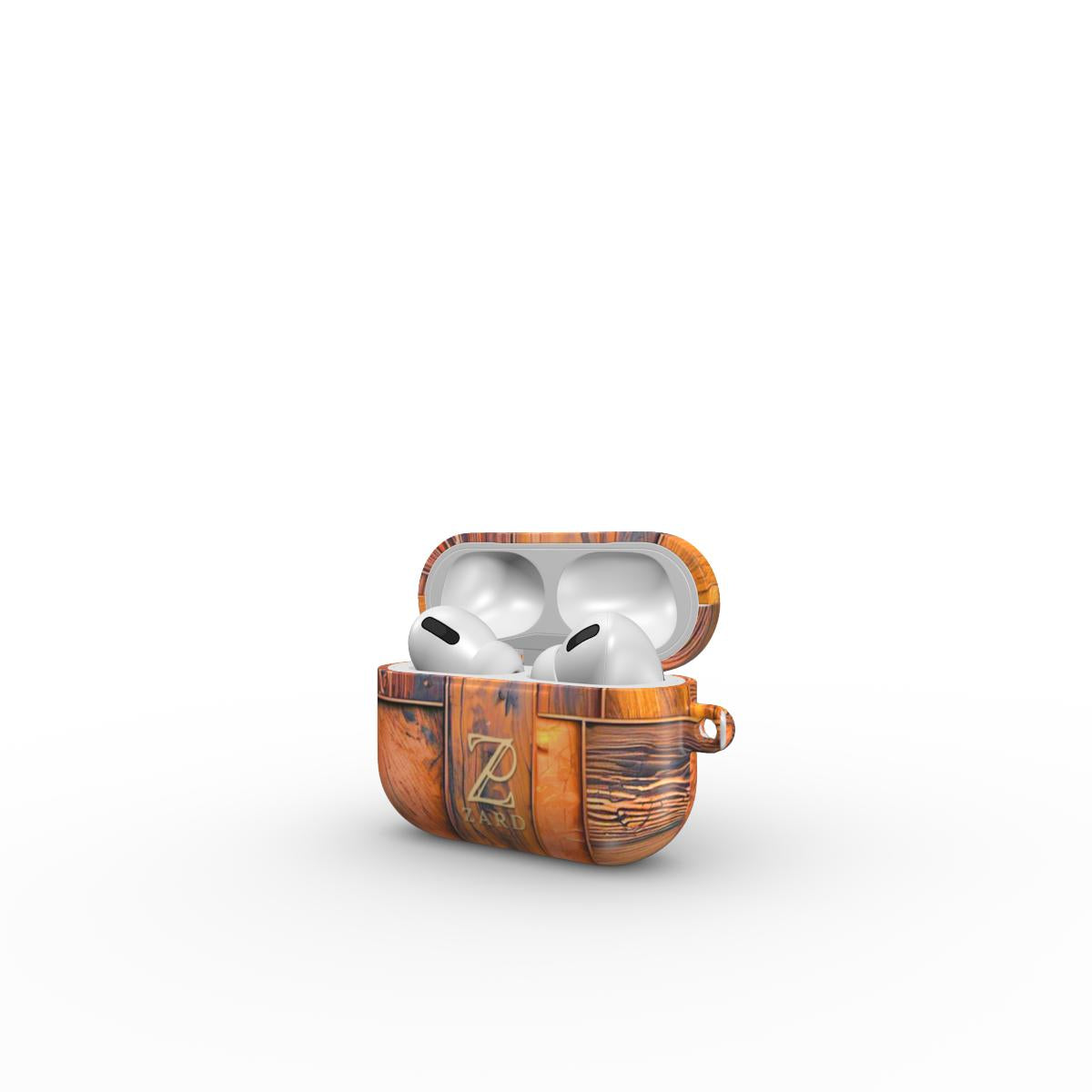 Apple AirPods Tough Case: Amber Wood Mosaic