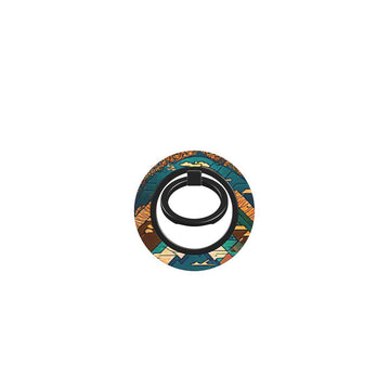 Phone Ring Holder: Brass Mountain