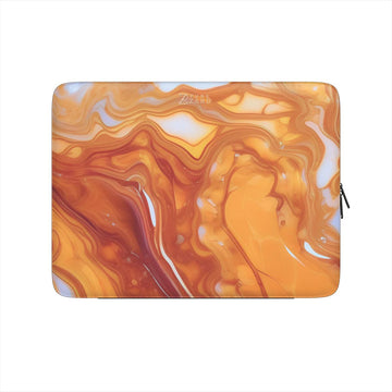 Laptop Sleeve: Amber Marble
