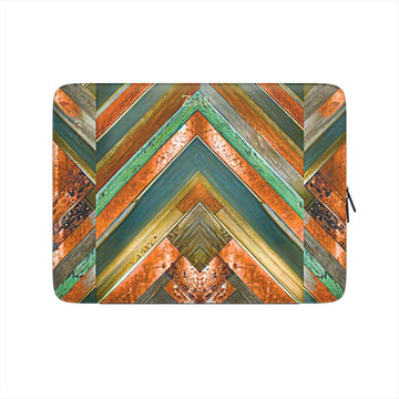 Laptop Sleeve: Brass Copper Mirror