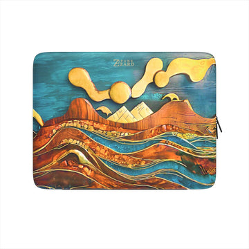 Laptop Sleeve: Emerald Amber Ocean
