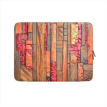 Laptop Sleeve: Ruby Copper Timber