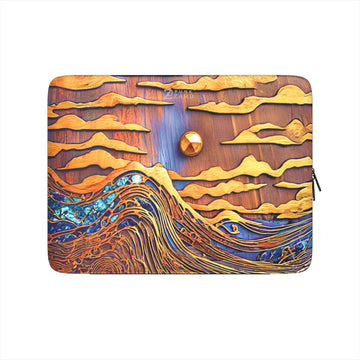 Laptop Sleeve: Sapphire Rustic Ocean