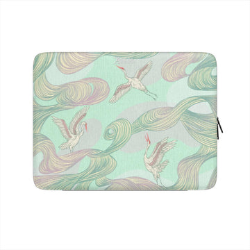 Laptop Sleeve: Echoes of Cranes