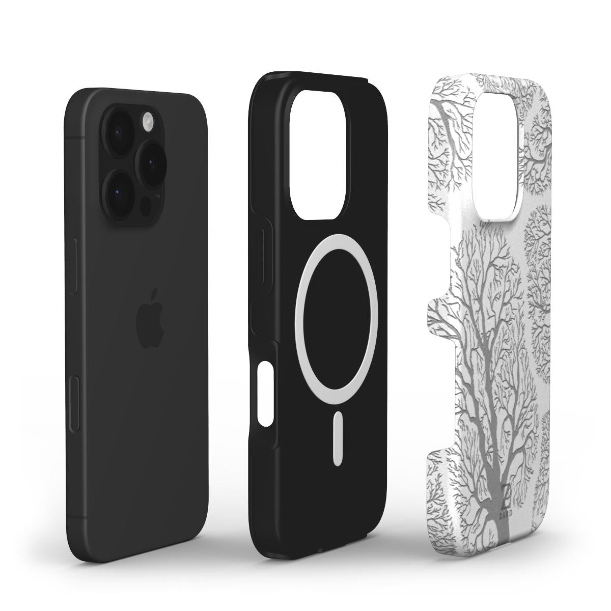 Phone tough case (MagSafe): Paper Branches