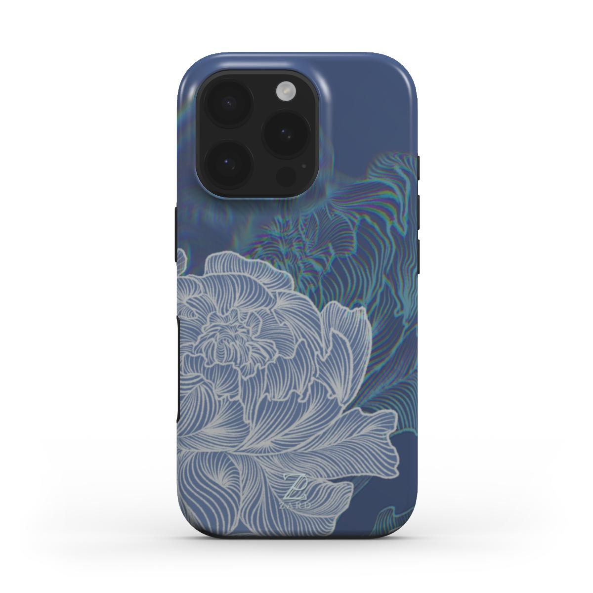 Phone tough case (MagSafe): Funky Peonies