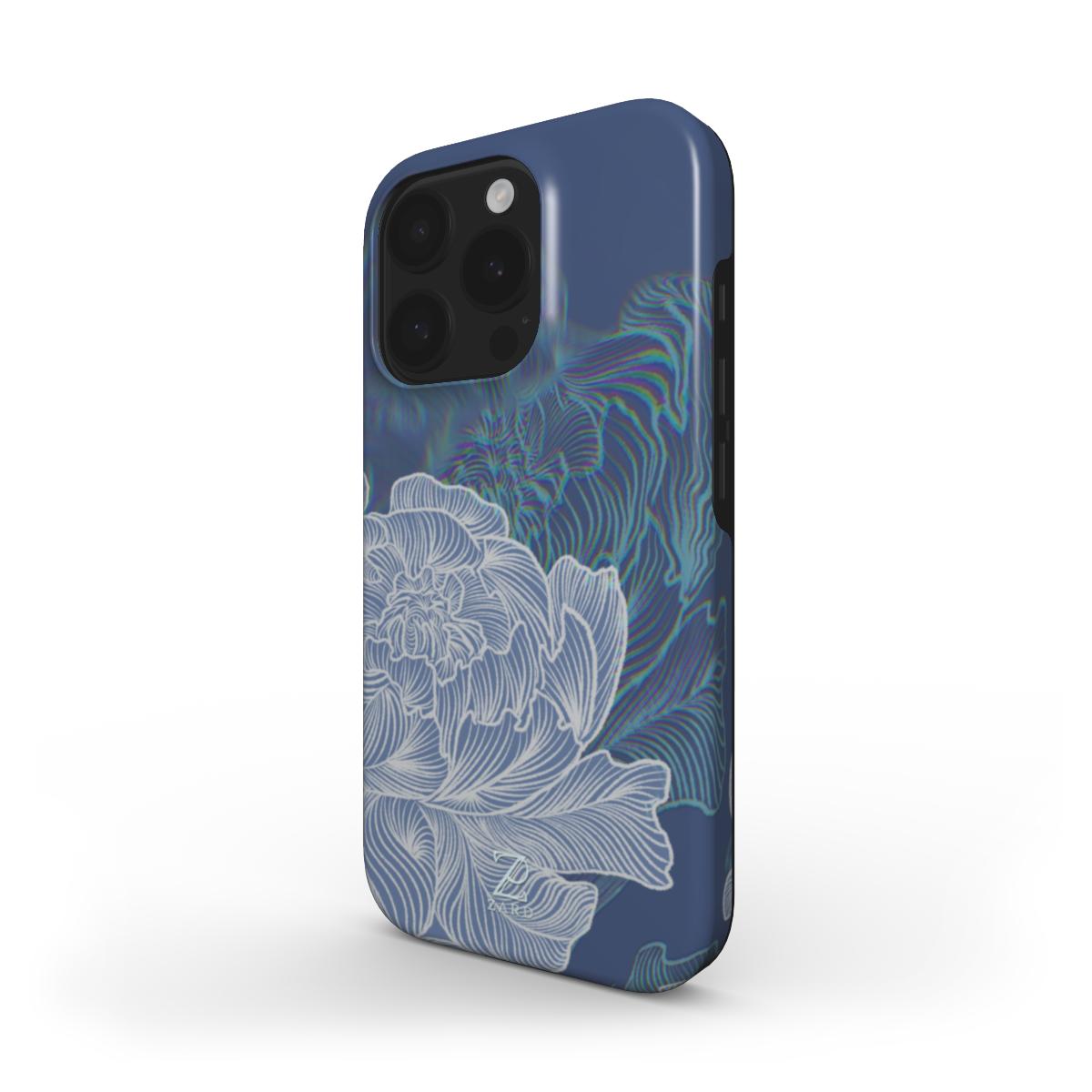Phone tough case (MagSafe): Funky Peonies