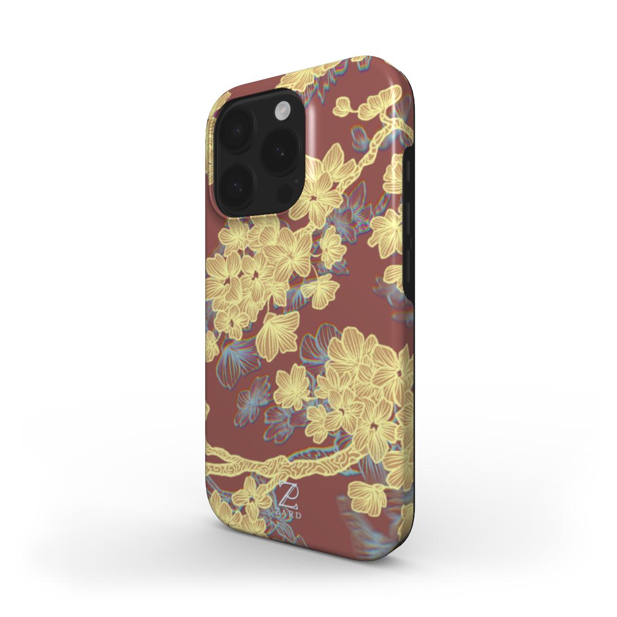 Phone tough case (MagSafe): Cheerful Blossoms