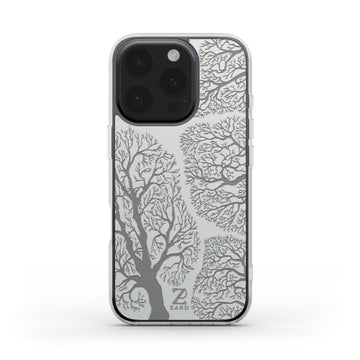 Phone clear case (MagSafe): Paper Branches
