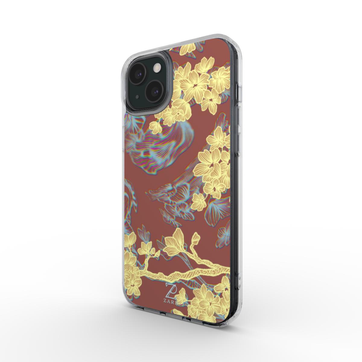 Phone clear case: Cheerful Blossoms