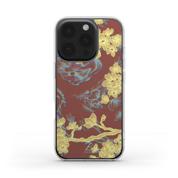 Phone clear case (MagSafe): Cheerful Blossoms
