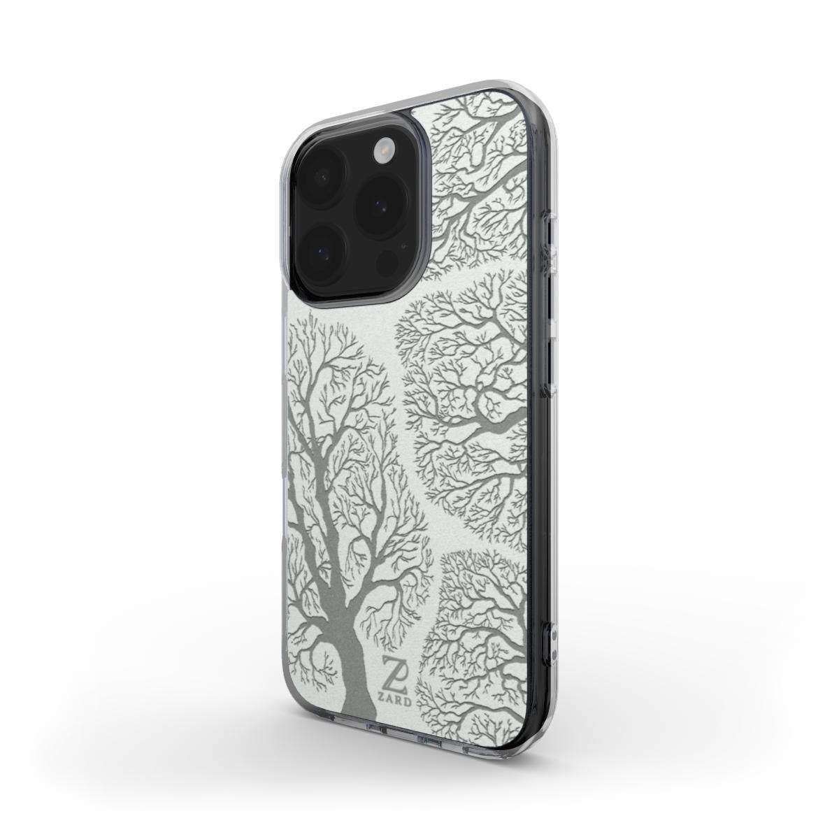 Phone clear case (MagSafe): Paper Branches